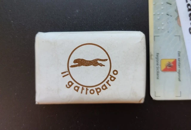 Saponetta il GATTOPARDO BROLO MESSINA Hotel Mignon Pubblicitaria Collezione Priv