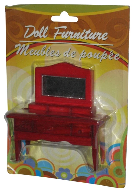 Coiffeuse De Poupée Vintage – Années 60, Faite Main, Très Bon état