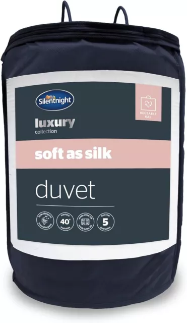Silentnight Soft As Silk 10.5 Tog King Size Duvet - Luxury All Seasons