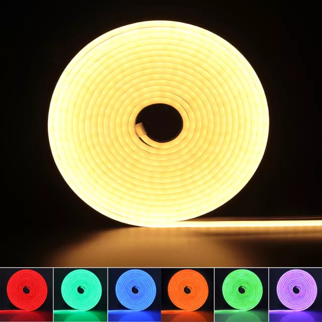 12V 2835 LED Licht Strip Streifen Neon Leiste Flex Lichtschlauch DIY Beleuchtung
