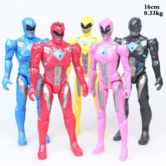 5 pz action figure Power Rangers 16 cm giocattolo set di gioco modello regalo