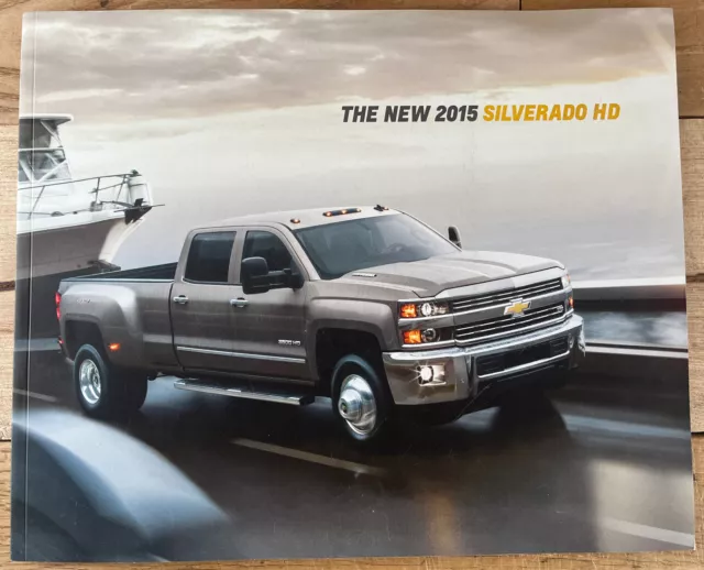 the new 2015 silverado HD sales brochure 1500 2500 3500