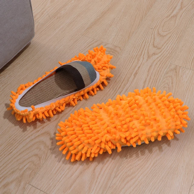 4 pz scopa in microfibra pantofole scopa rimovibile protezione scarpe