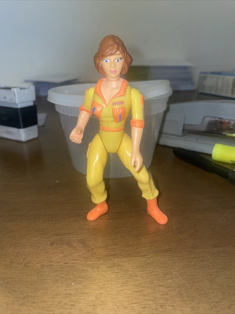 Playmates Teenage Mutant Ninja Turtles TMNT April O’ Neil 1988 Orange Yellow