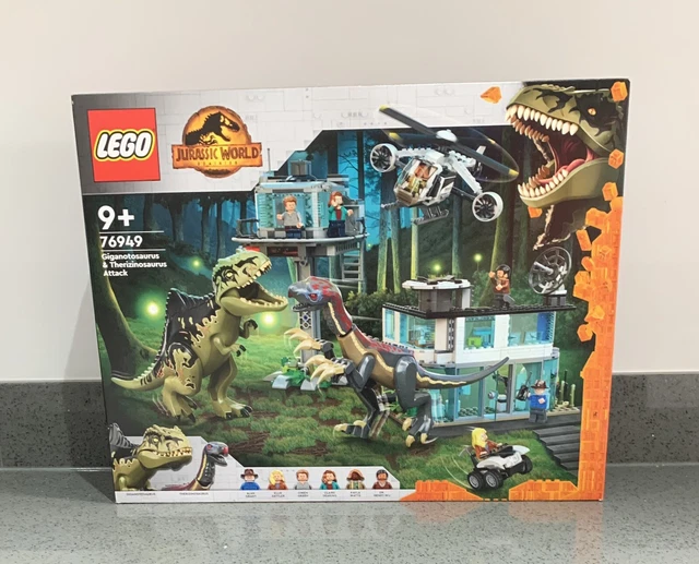 LEGO 76949 JURASSIC World. Giganotosaurus & Therizinosaurus Attack. New ...