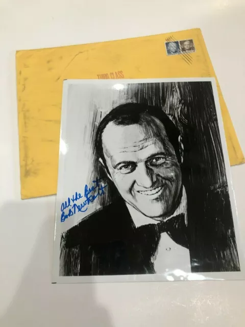 BOB NEWHART AUTOGRAPH PHOTO 8 x 10 1978