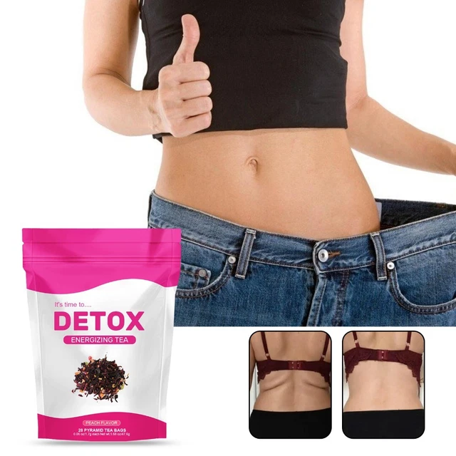 28 piezas de té de desintoxicación - totalmente natural, soporta un peso saludable, ayuda a reducir la hinchazón`