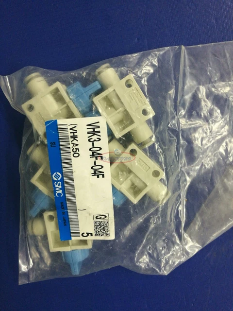5PCS/1Bag New SMC VHK3-04F-04F Valve Connector