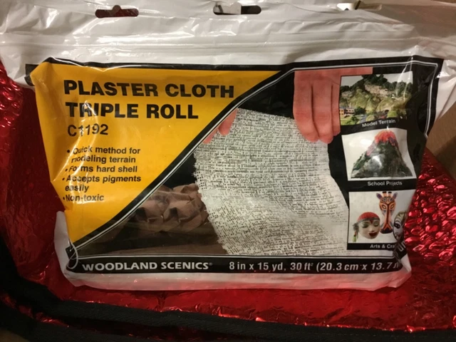 Woodland Scenics: -C1192- PLASTER CLOTH TRIPLE ROLL C1192 | Casula Hobbies