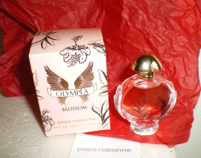 Miniature "OLYMPEA BLOSSOM" Paco Rabanne PARIS 6 ml EDP + BOX FULL NEW + NEUF