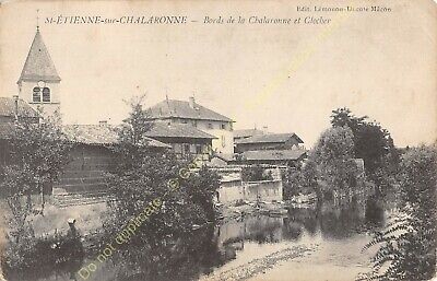 CPA 01140 Saint Etienne On Chalaronne Edges & Bell Tower Edit Lemonon Ducote