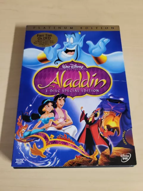 Aladdin, Walt Disney (DVD, 2-Disc, Platinum Edition) Special Edition