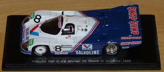 Miniature Spark 1/43 Porsche 962C #86 Daytona 1990 - Wollek, Dobson, Van Der Merwe - Résine