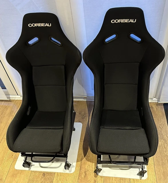 CLASSIC AUSTIN MINI Cooper Corbeau Sports Bucket Seats with Subframes £