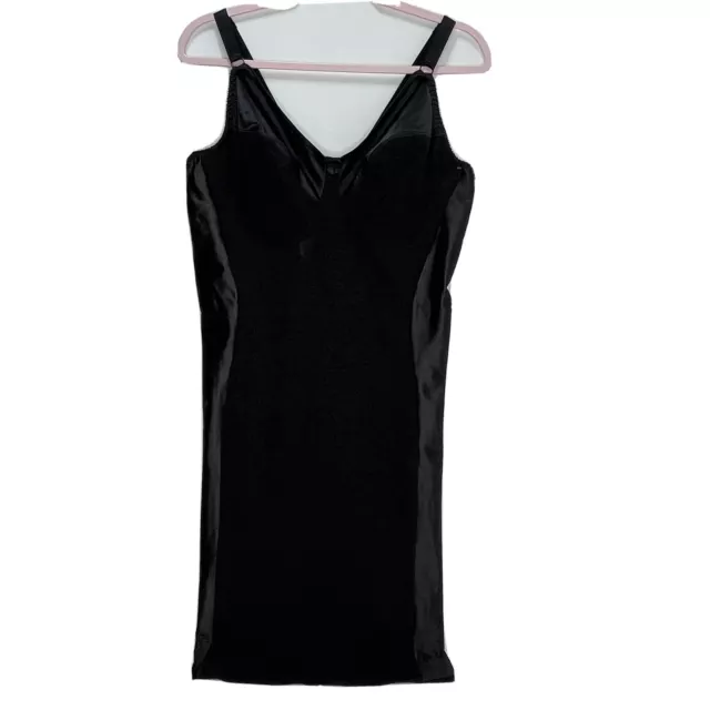 VTG CROWN-ETTE SATIN Lace Bra Girdle Full Slip Dress Body POWER SHAPER 46 B  $42.98 - PicClick