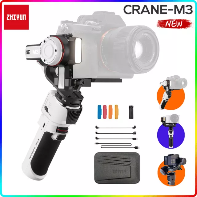 ZHIYUN Crane M3 3-Axis Handheld Gimbal Stabilizer for Mirrorless Action Cameras