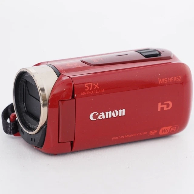 Canon ビデオカメラ　ivis HF R52 レッド iVIS HF R52 - キヤノンカメラミュージアム