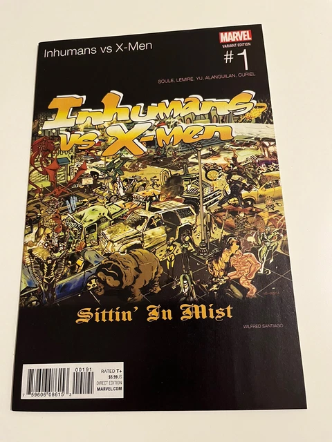 Inhumans vs X-Men #1 Hip Hop Homage Variant Marvel Comics