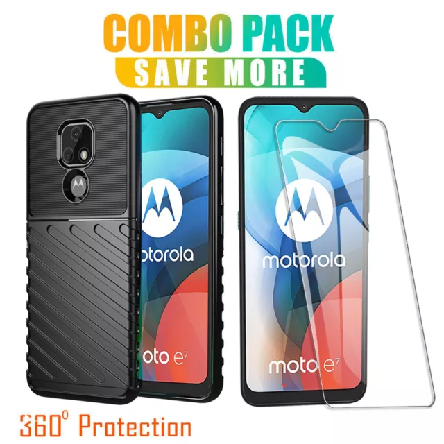 For Motorola Moto E7 E7 Power G30 G10 G50 Case Shockproof Heavy Duty Tough Cover