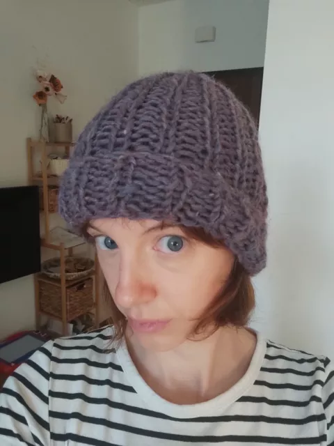 Hand knitted Wool & Alpaca hat