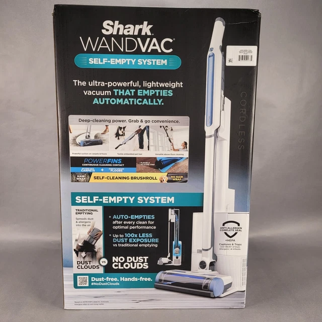 NEW SHARK WANDVAC SelfEmpty System Cordless Vacuum WS640AE 150.00