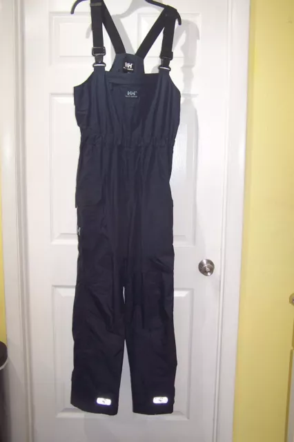 Helly Hansen  Tech 3 Performance Waterproof Navy Blue Bib Overalls SZ L