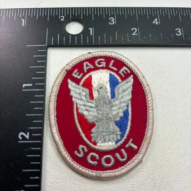 VINTAGE c 1970s Or Early 80s TYPE 5 EAGLE SCOUT BADGE Boy Scouts Patch C39C