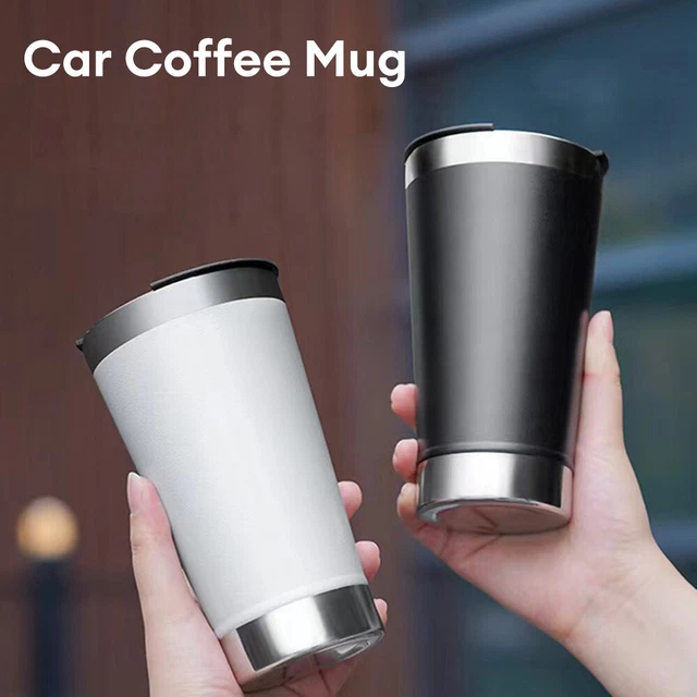 Insulated Travel Coffee Mug Beer Cup Thermal Stainless Steel Vacuum Flask Cup