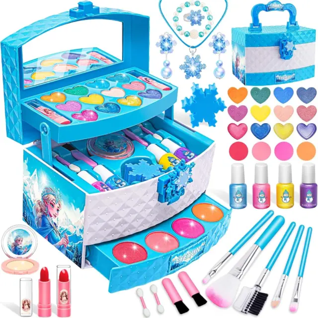  Toys for Girls-Kids Makeup Kit for Girl,29PCS Real