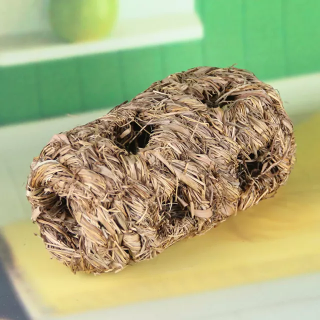 Grass Hideaway Tunnel Hamster Rest Nest Bite Toy Guinea Pig