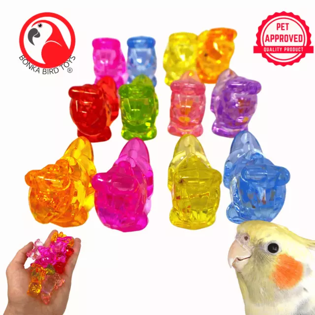 Bonka Bird Toys 2522 Color Acrylic Dinosaur Beads