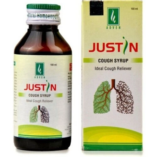 JUSTIN COUGH SYRUP relieves bronchitis, whooping/dry/allergic/smokers