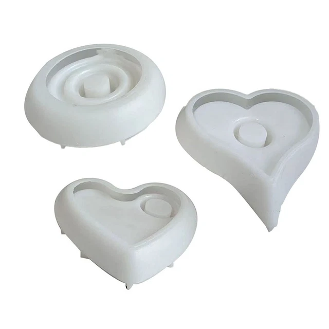 Bubble Pillar Moule à bougie en silicone coquille marine 3D bougie d