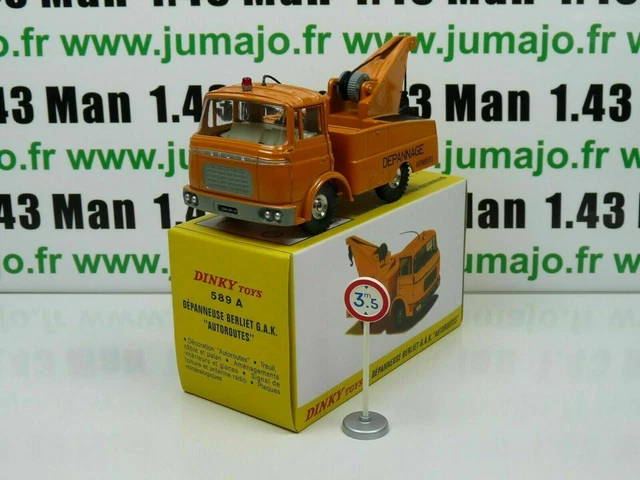 Miniature DINKY TOYS – Camion Dépanneuse Berliet GAK, échelle 1/43, Reproduction ATLA Miniature DINKY TOYS – Camion Dépanneuse Berliet GAK, échelle 1/43, Reproduction ATLA