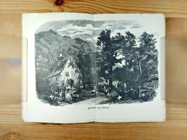 Der Gotthard, Einst und jetzt, um 1880, Schweiz, Italien, Reiselectüre, Rarität 2