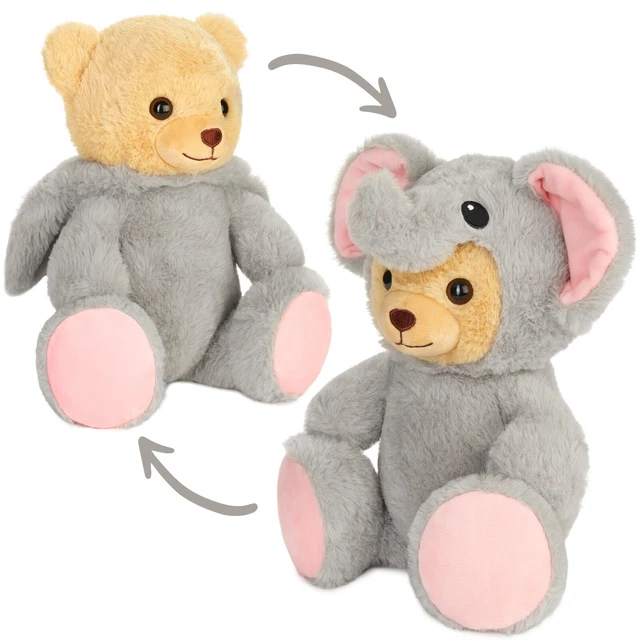 OSO PELUCHE DISFRAZ de Elefante Osito Disfrazado 25CM BRUBIES Osos