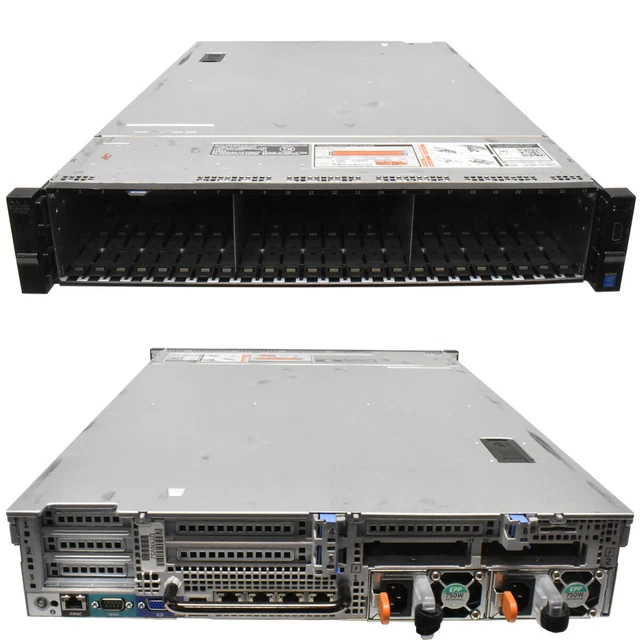 DELL POWEREDGE R730XD Rack Server 2U 2xE5-2680 V4 CPU 128 GB RAM 26 Bay ...