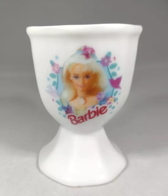 Barbie Egg Cup. Glazed ceramic. Mattel 1996.