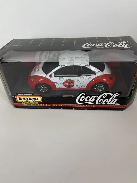 Coca Cola Lg Matchbox Collectable 1999 VW Beetle Large Edition Brand New In Box