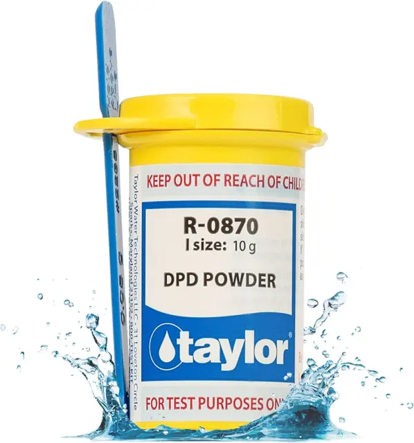 Taylor Technologies Taylor Tech R-0870-I DPD Powder for Swimming Pool, 10Gm, as