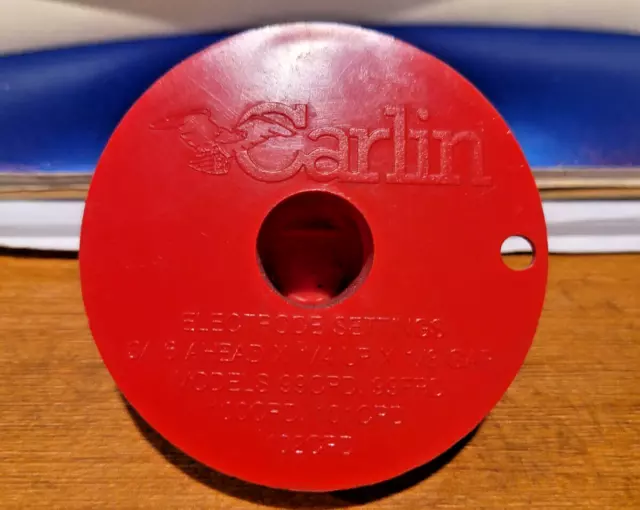 Carlin 76893 Electrode Setting Gauge (Red) For 99Frd100Crd 102Crd