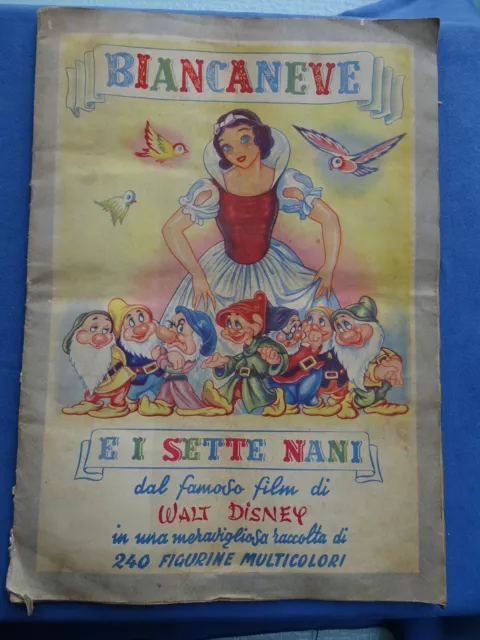 Album Figurine Biancaneve E I Sette Nani-Walt Disney-Ed. Lampo-9 Fig. Mancanti