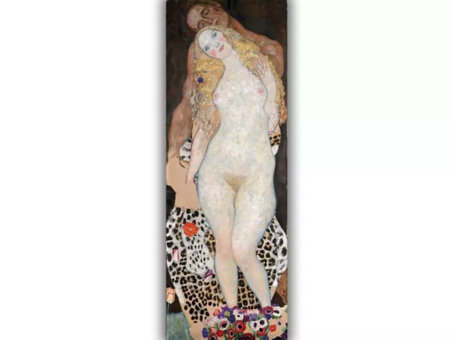 Adam und Eva von Gustav Klimt Giclée-Leinwanddruck (1918); Mehrere Größen