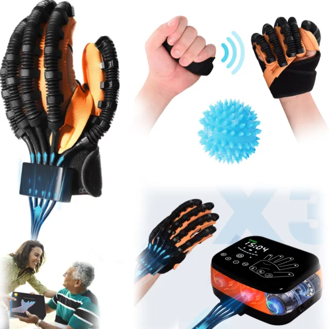 Rehabilitation Roboter Handschuhe Elektrisches Hand Reha Trainingsgerät ,L XL