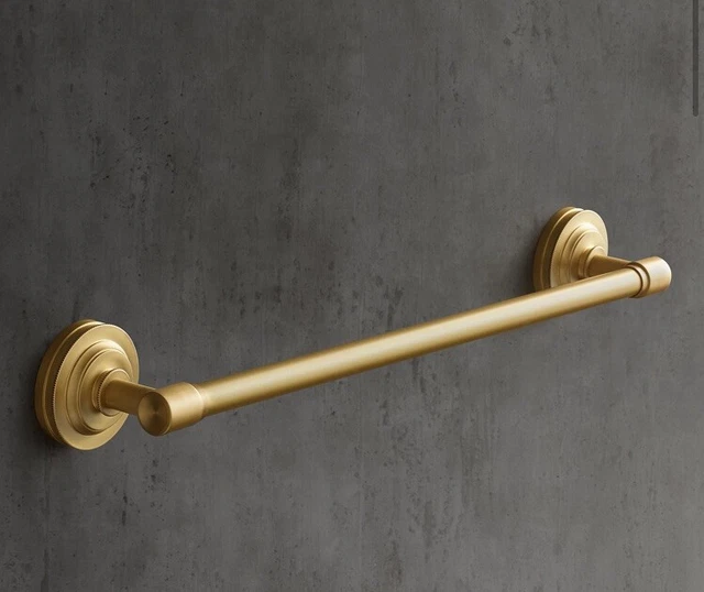 Restoration Hardware Asbury 30 inch Towel Bar | Finish: Aged Brass