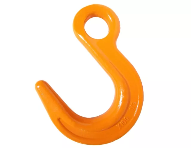 1/2" Eye Foundry Casting Trunnion Hook X100 Forged Orange 15,000 lbs Industrial