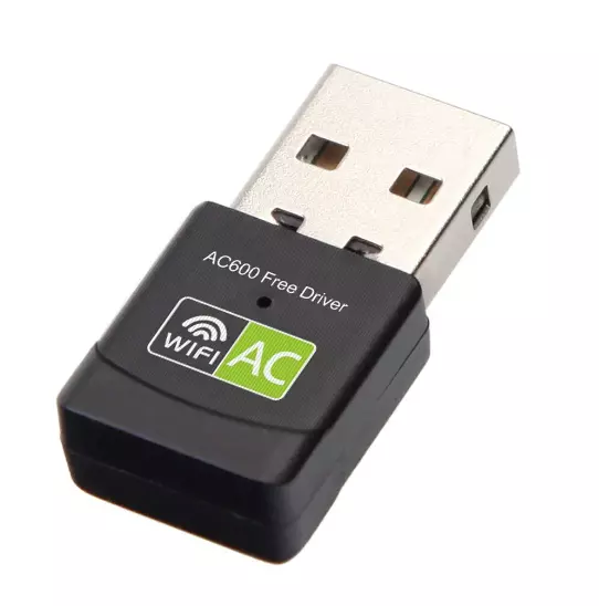 600 Mb/s WIFI Dongle Wireless USB Adapter Nano Dual-Band 600MBPS 2.4Ghz/5Ghz