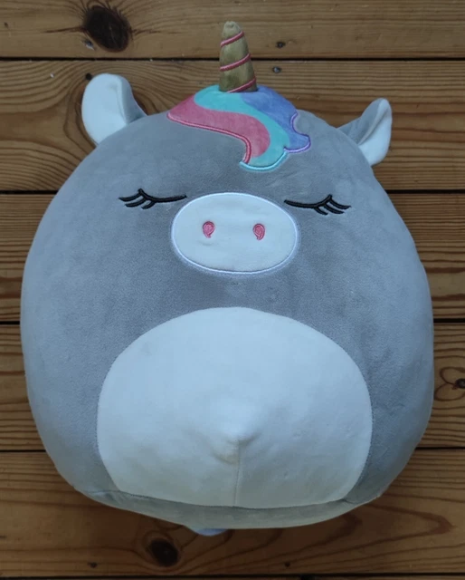 SQUISHMALLOW UNICORN TERESA 12" Inch plush Soft toy Stuffed Plush Grey