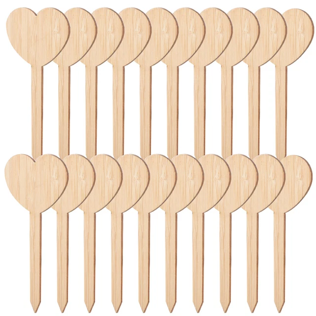 20 Pcs Étiquette De Plante Pour Le Jardin Décor Amusant Double Face