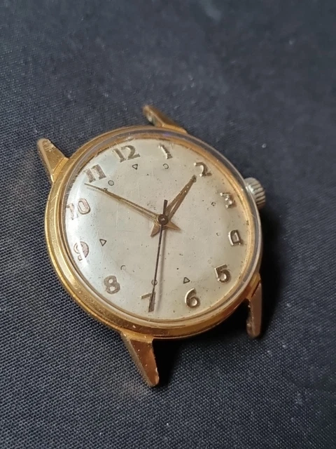 Montre Mécanique Vintage Glenia - Fonctionne - Ref08716J - Style Unisexe